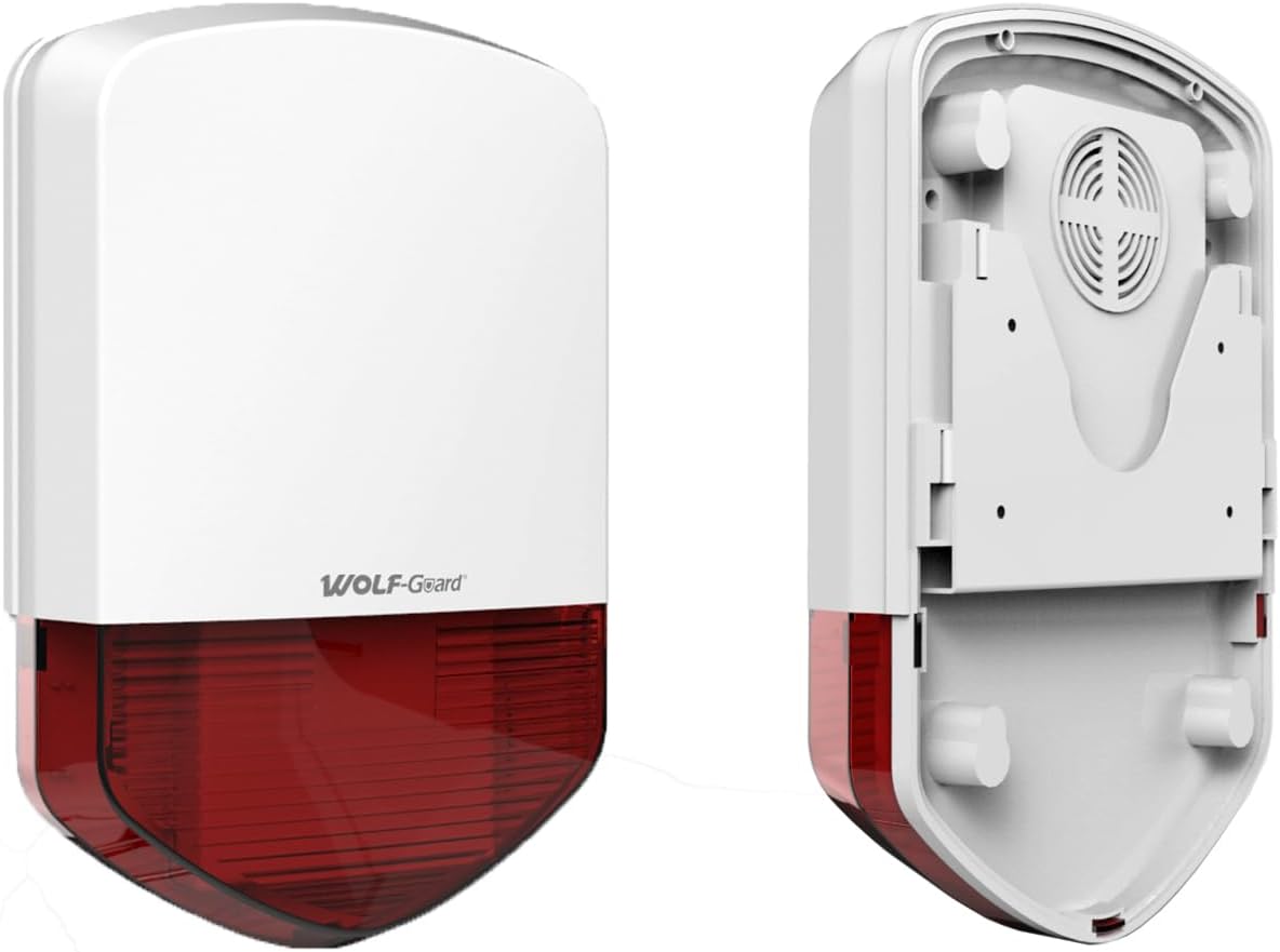 Wolf Guard WT4F-01A 4G + wifi-alarminstallatie voor thuis, 7 inch touchscreen, Tuya Smart complete systemen met app/SMS/telefoonoproepalarm, 110 dB buitensirene, bewegingsmelder, deur-/raamsensoren