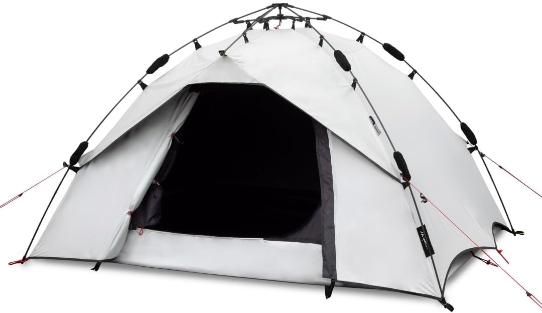 Qeedo Quick Ash 2, camping tent 2 persoons, pop up tent (Quick-Up-System)
