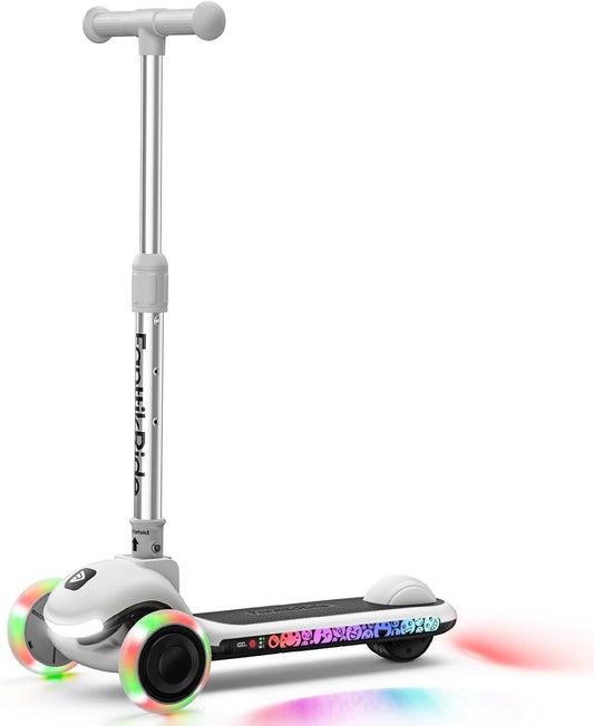 FanttikRide K9 Pro Elektrische step voor kinderen, 3/6/10 km/u, AI-snelheidsmodus, Type-C snel opladen, 5 verlichtingsmodi, verstelbaar stuur, voor kinderen tot 60 kg