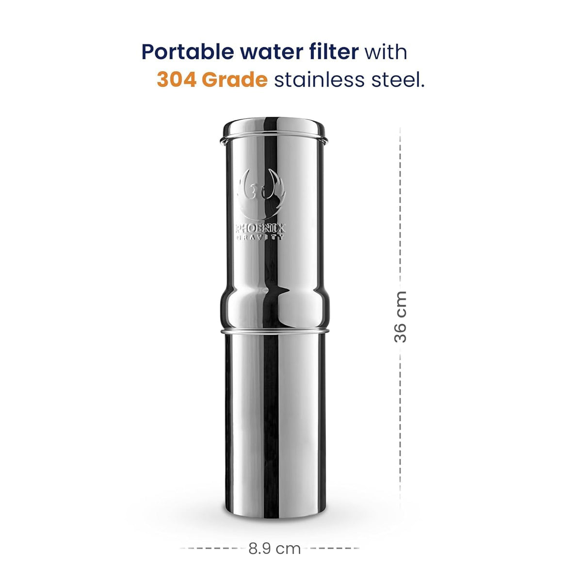 Phoenix Gravity Portable 1 Litre Water Filter - QUORE