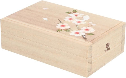 Tulip Sakura wooden sewing box 7.8 x 12.2 cm single piece