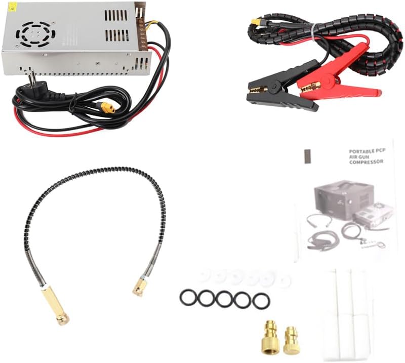 PCP Hogedrukluchtcompressor – Draagbare Compressor – Luchtpomp – Airsoft Compressor – Paintball Compressor – Compact & Krachtig – Max. 30 MPa Druk