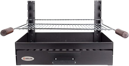 I LOVE BBQ - Houtskoolbarbecues - Opzetgrill 6/8 Bestek - Grillset - Afmetingen: 59 x 55 x 41 cm, 647417
