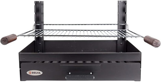 I LOVE BBQ - Houtskoolbarbecues - Opzetgrill 6/8 Bestek - Grillset - Afmetingen: 59 x 55 x 41 cm, 647417