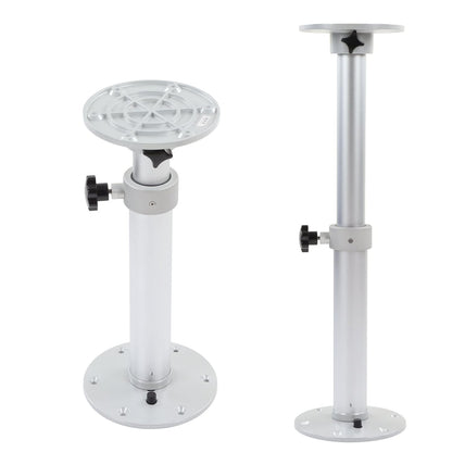 Verstelbare tafelpoot van aluminiumlegering rv table afneembare standaard, montageframe 46 - 60 cm, 360°-draaiknop voor campers, caravans, boten, jachten boat table leg Akcesoria do foteli - QUORE
