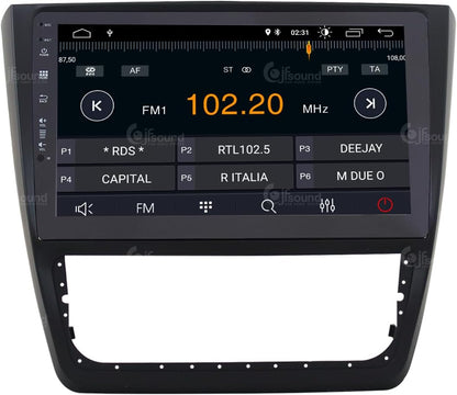 Autoradio – Auto Radio – Multimedia Radio – Inbouwradio – 1-DIN Autoradio – 10 Inch Touchscreen – Android GPS – Bluetooth & WiFi