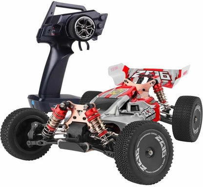 Goolsky XKS 144001 op afstand bestuurbare auto, 60 km/u, hoge snelheid, 1/14, 2,4 GHz, Buggy 4WD RC raceauto met drift RTR (groen)