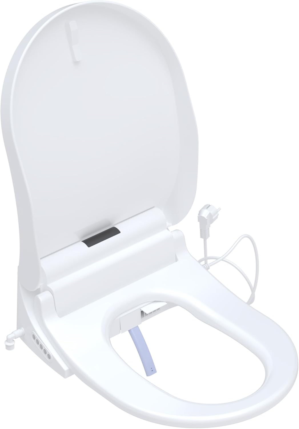 SFA - Saniseat – afneembare wc-bril voor toilet – voor en drogen – handdouche met dubbele sproeiers en ventilator voor warme lucht – automatische reiniging – compatibel met standaard toiletpotten