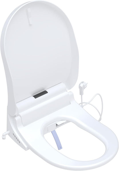 SFA - Saniseat – afneembare wc-bril voor toilet – voor en drogen – handdouche met dubbele sproeiers en ventilator voor warme lucht – automatische reiniging – compatibel met standaard toiletpotten
