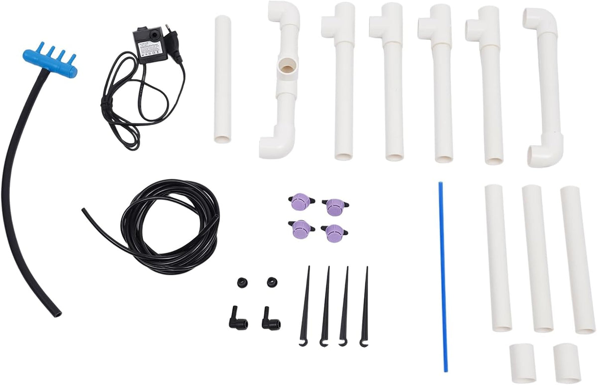 OUKANING Indoor and Outdoor Hydroponic Grow System, 11 Litres, Hydroponics Grow System, Home Grow Kit for Flowers and Herbs - QUORE