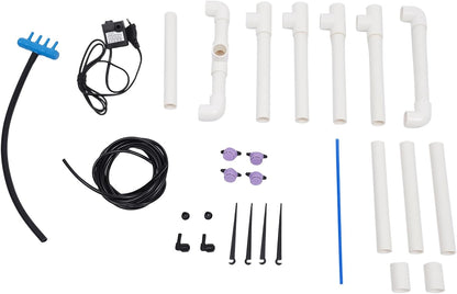 OUKANING Indoor and Outdoor Hydroponic Grow System, 11 Litres, Hydroponics Grow System, Home Grow Kit for Flowers and Herbs - QUORE