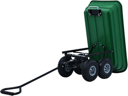 Kruiwagen – Tuinkar – Tuinkruiwagen – Kiepwagen – Tuinwagen – 75 Liter Inhoud – Draagkracht 300 kg – Stalen Frame – Pneumatische Banden