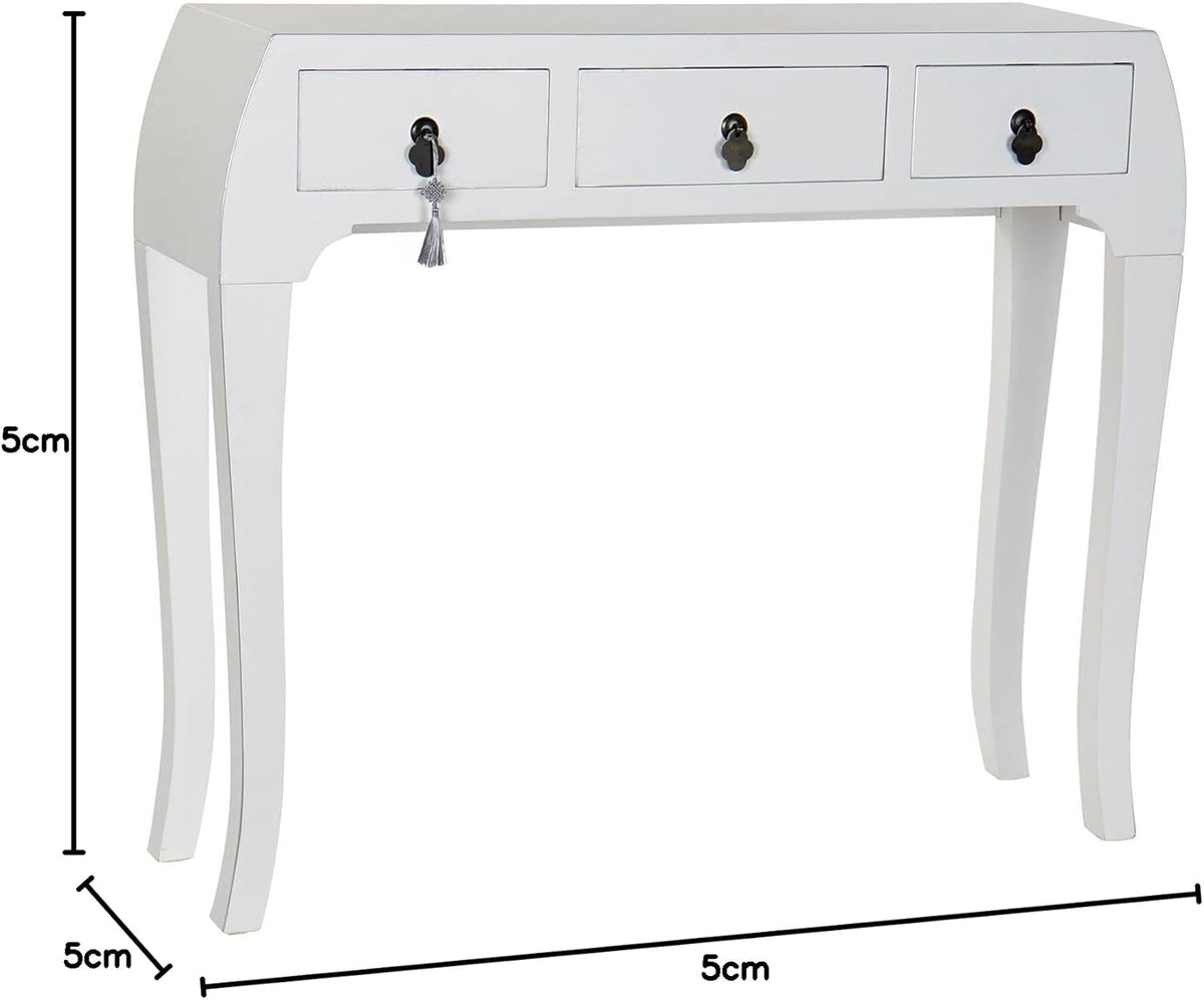 DRW Console sparren 96 x 26 x 80 Oosters wit