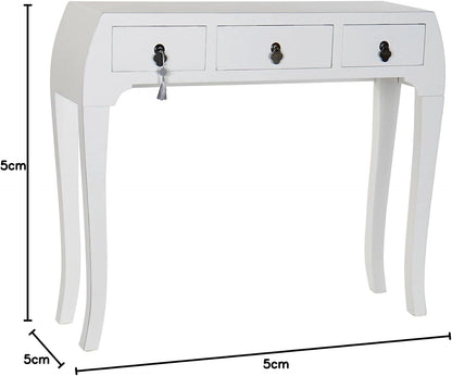 DRW Console sparren 96 x 26 x 80 Oosters wit