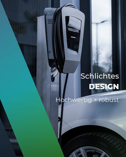 HEIDELBERG Amperfied Wallbox met 11 kW laadvermogen. Voldoet aan §14 a. Inclusief 7,5 m laadkabel. Optioneel 5 jaar garantie. Voor particulieren & bedrijven. Laadstation Energy Control Plus