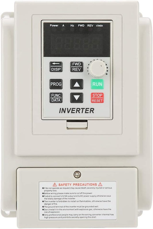 Tosuny VFD Frequentieomvormer, VFD-toerentalregelaar, inverter-motor, 220 V, eenfase, frequentie-omvormer, VFD-omvormer voor 3-fase, 4 kW wisselstroommotor