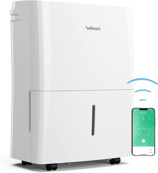 Luchtontvochtiger – Vochtvreter – Dehumidifier – Vochtverwijderaar – Ontvochtiger – 16L per Dag – App-Bediening – Timer 24 Uur – 3L Waterreservoir – Slimme Vochtregeling