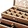 OUKANING 6 Layers Jewelry Box Wooden Vintage Jewelry Box with Drawers, High Quality Hinges and Refined Handles, Freestanding Jewelry Box, Gift (Brown) - QUORE