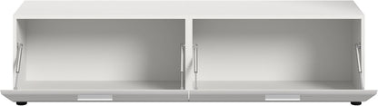 xonox.home Lowboard Ice TV Lowboard TV Board Sideboard B/H/D: 160x41x40 cm in wit replica en wit hoogglans dieptrekken