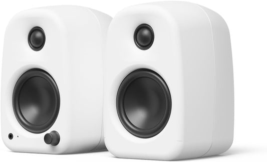 Kanto UKI 100 W Active Desktop Computer Speakers met Bluetooth en USB-C | Intelligente Sub Integratie | Headphone Out | Paar | Krijg