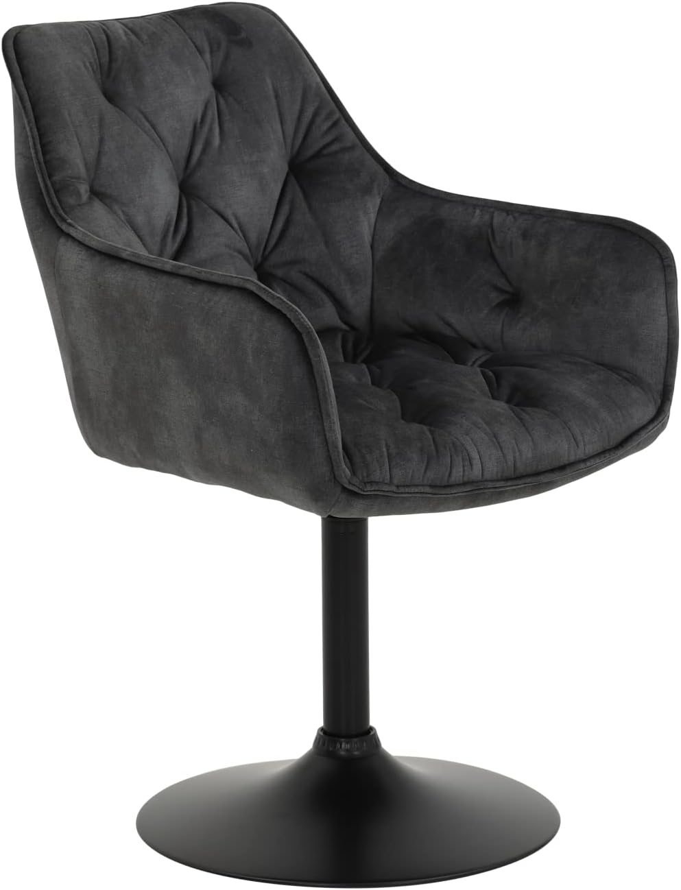 Apollo BIRTE stoel, gelegeerd staal, antraciet, 49 x 62 x 83 cm