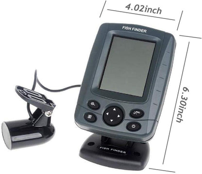JOYWEE FF688C 3.5" Phiradar Kleur LCD Boot Fishfinder 200KHz/83KHz Dual Sonar Frequentie 80M 250ft Detectie Muti-taal Auto zoom