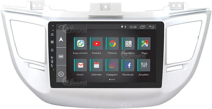 Autoradio Hyundai Tucson – Infotainmentsysteem – Multimedia Speler – Navigatie Systeem – Touchscreen Radio – Android 10 – 9 Inch Display – Bluetooth & WiFi