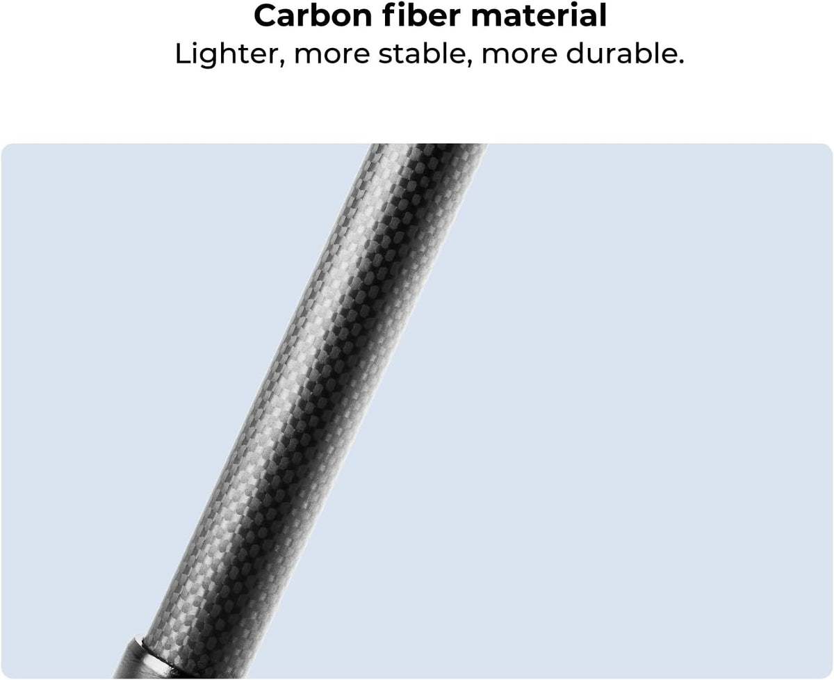 K&F Concept Camera Statief,Lichtgewicht Carbon Reisstatief, Compacte Fotografie Statief met Monopod, 360° Balhoofd en Vrijgaveplaat voor DSLR Camera voor DSLR-camera C225C0+BH-25 (BA225)