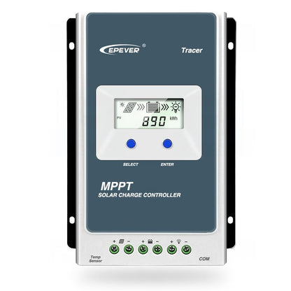 EPEVER 30A MPPT Solar Charging Controller Zonnepaneel TracerAN Serie met 12 V/24 V DC automatisch identificeren van Systeemspanning (30 A)