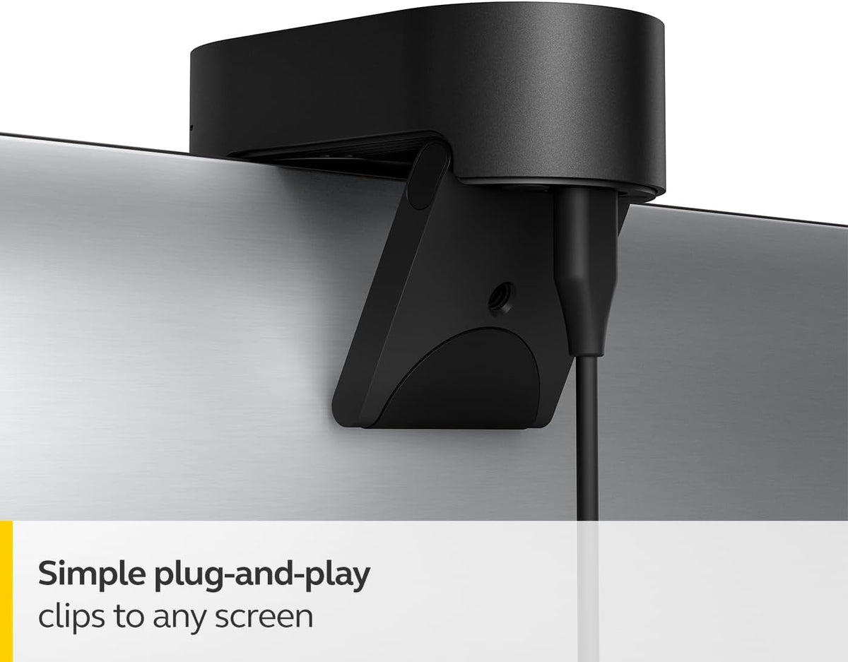 Jabra PanaCast 20 4K video conferencing camera - flexibele plug-and-play webcam, persoonlijke video-oplossing met AI-gebaseerde 4K Ultra HD, intelligente belichting en zoom