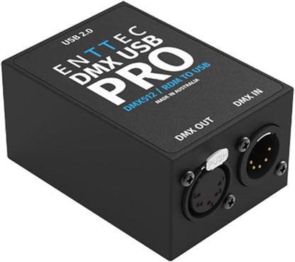 USB naar DMX/RDM interface – DMX interface – USB DMX interface – DMX dongle – DMX converter – 1 universum, 512 kanalen – 1500 V volledige isolatie en interne frame buffering