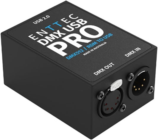 USB naar DMX/RDM interface – DMX interface – USB DMX interface – DMX dongle – DMX converter – 1 universum, 512 kanalen – 1500 V volledige isolatie en interne frame buffering