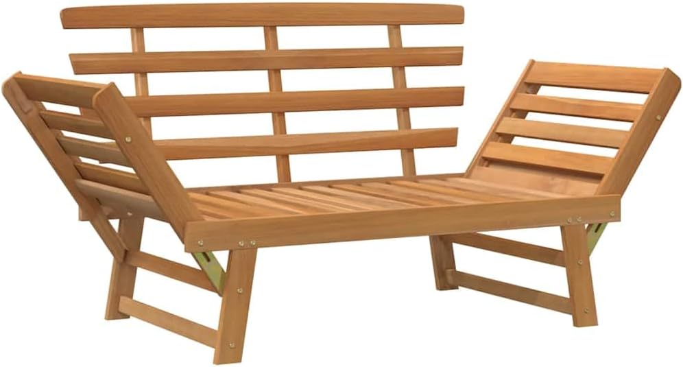 vidaXL Garden bench 2-in-1 190 cm solid acacia wood