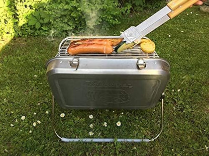 BRISA VW Collection Volkswagen T1 Bus Transporter Draagbare BBQ Grill - Roestvrij staal