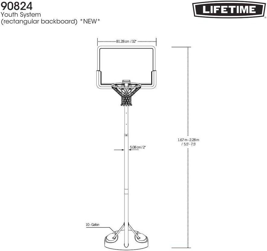 Lifetime Youth Basketbal Systeem