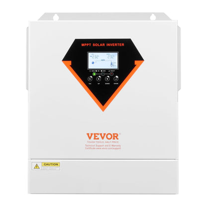 Hybride omvormer op zonne-energie – Zonne-omvormer – Omvormer-lader – All-in-One Omvormer – Off-Grid Omvormer – 3500 W Zuivere Sinus – Geïntegreerde 100 A MPPT-Zonnelader