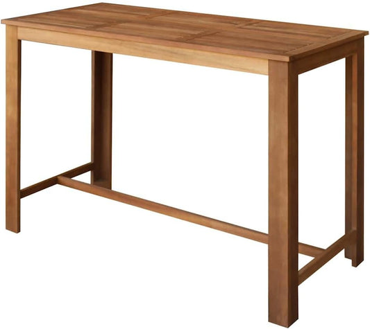 Bartafel – Bartafelset – Keukentafel – Sta-Tafel – Bistrotafel – Massief Acaciahout – 150x70x105 cm – Olieafwerking