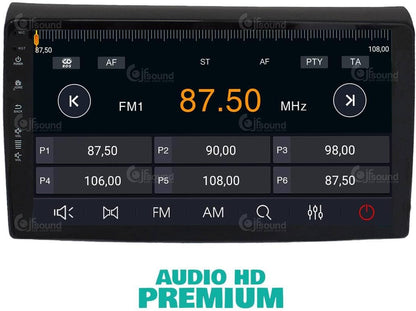 Autoradio Fiat Bravo 2007-2014 – Multimedia Speler – Inbouw Radio – Navigatiesysteem – Touchscreen Autoradio – 9 Inch Scherm – 8-Core Processor – Bluetooth & Apple CarPlay