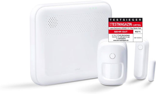 XT1 Plus Starter Pack, Smart Home Alarminstallatie voor huis en woning, Duitse fabrikant, met camera- en Alexa-ondersteuning UVM, continue ontwikkeling, geen cloud - geen gegevensrake