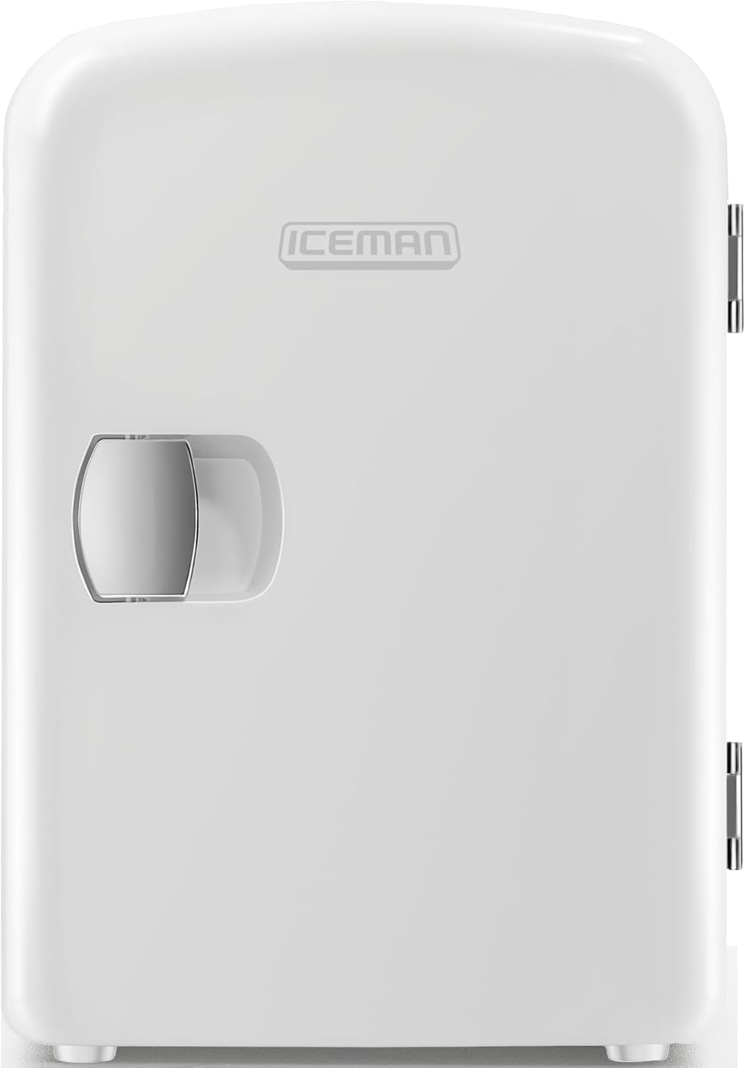 Iceman Draagbare mini-koelkast, koelt en verwarmt, kleine koelkast met 4 liter, 6 vakken voor cosmetica, snacks, make-up, AC/DC-stroom, huis/auto/slaapkamer