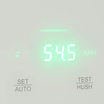 Smartwares - Luchtkwaliteitsalarm en - Sensor - Detecteert CO (Kooldioxide), Vochtigheid, Temperatuur - werkt op Netvoeding met Reservebatterij - FGA-13900