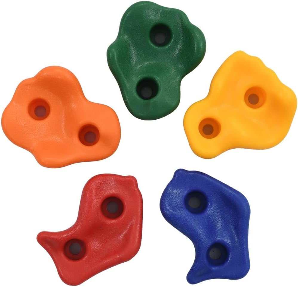 Klimstenen – Klimstenen Set – Klimblokken – Klimstenen Voor Kinderen – Klimstenen Buiten – 40 Stuks Kleurrijk – Weerbestendig PE Materiaal