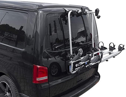 MENABO 38306878 Bicycle Carrier for Tailgate, Silver/Black, One Size - QUORE