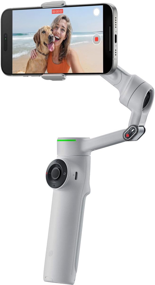 INSTA360 FLOW 2 PRO | Standaardbundel | Ultieme AI Tracking Stabilizer. Bereik vloeiende, professionele opnamen met geavanceerde AI-tracking en een strak ontwerp. Perfect voor videomakers die onderweg