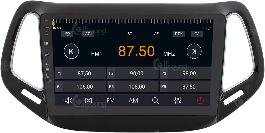 Autoradio Jeep Compass – Navigatiesysteem – Multimedia Speler – Inbouw Radio – Bluetooth Radio – 10 Inch Touchscreen – 8-Core Processor – Android Auto & CarPlay