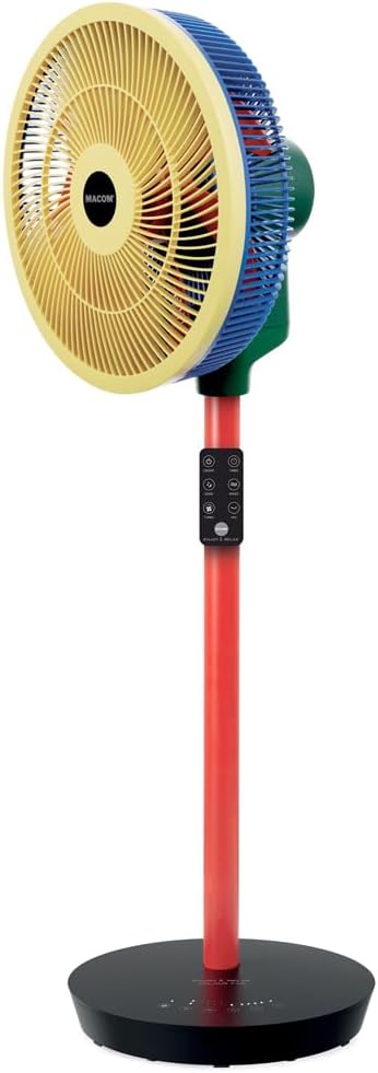 MACOM Enjoy & Relax 982 Colour Fan oscillerende ventilator, 35 cm, luchtstroom 35,6 m³/min