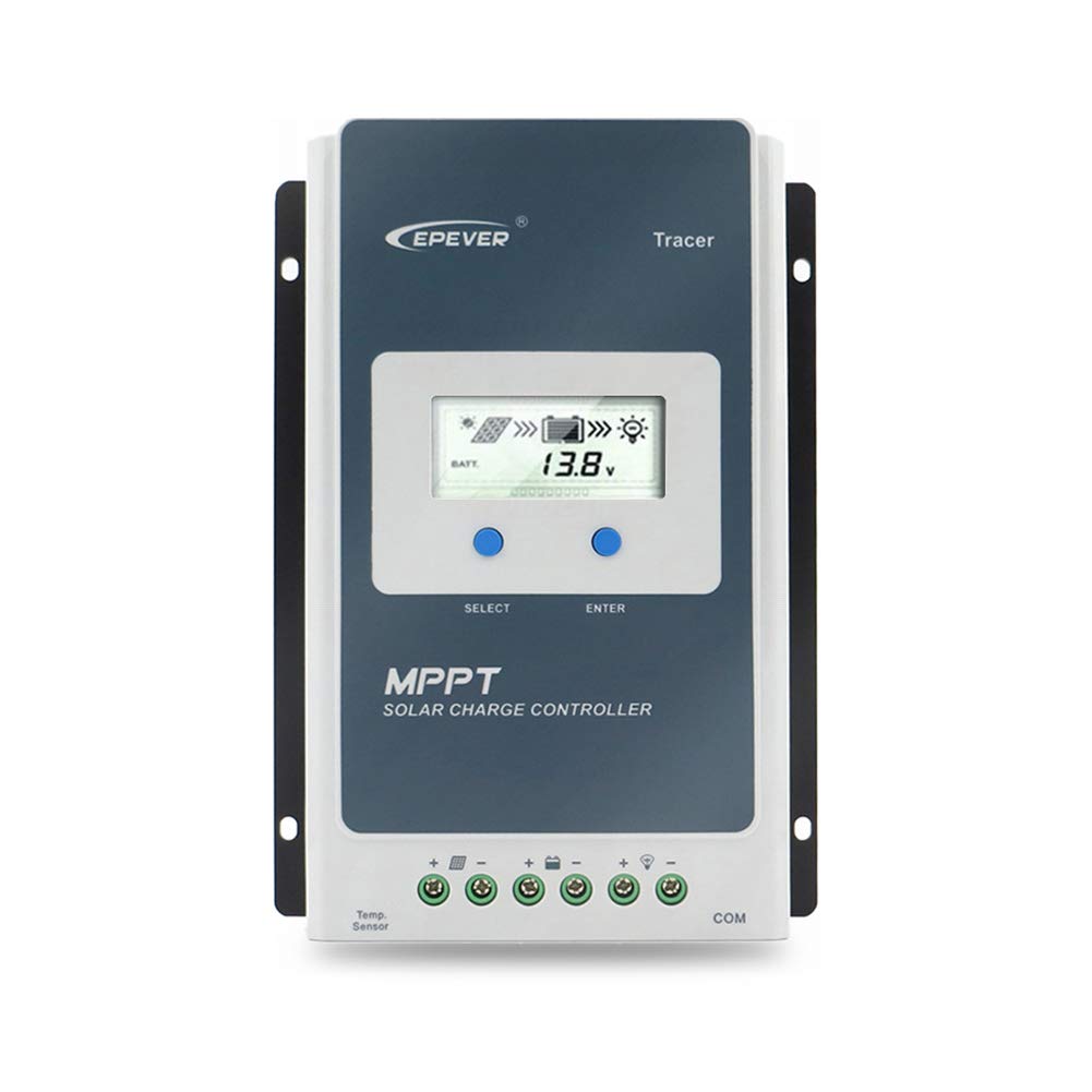 EPEVER® 30A MPPT zonne-laadregelaar 12V/24V automatische identificatie met LCD-display voor communicatie basisstations en huishoudelijke systemen - Tracer 3210AN