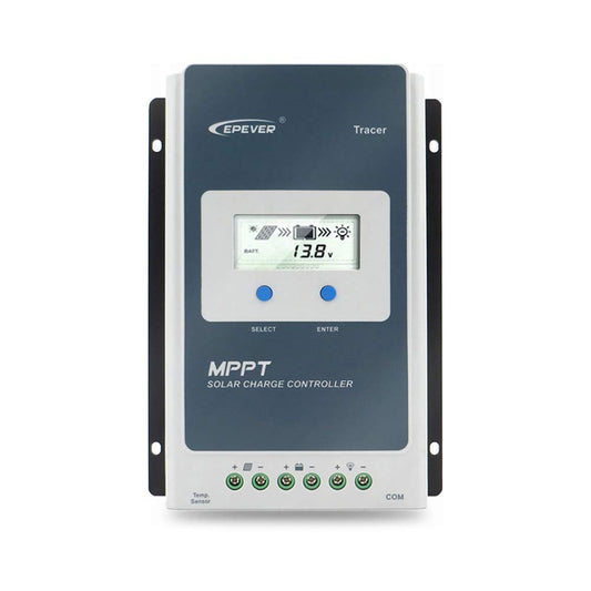 EPEVER® 30A MPPT zonne-laadregelaar 12V/24V automatische identificatie met LCD-display voor communicatie basisstations en huishoudelijke systemen - Tracer 3210AN
