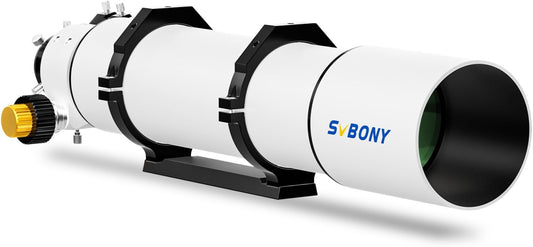 Svbony SV48P 102F6.5 Refractor Telescope, FMC Green Coated Lens Achromatic Glass Telescope OTA, 2.5" RAP Dual Speed Focuser Telescope for Visual Observation - QUORE