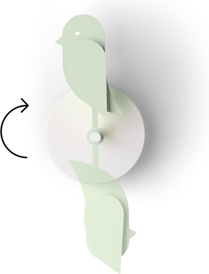 Birdie 2.0 – CO2 Monitor voor Binnenhuisarchitectuur, Luchtkwaliteitsmeter voor Thuiskantoren, Bevordert de Geestelijke en Lichamelijke Gezondheid (Wei, FullBirdie)